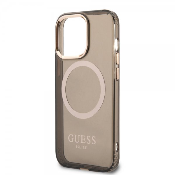 Guess iPhone 13 Pro Max Cover Translucent MagSafe Sort
