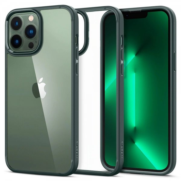Spigen iPhone 13 Pro Max Cover Ultra Hybrid Midnight Green