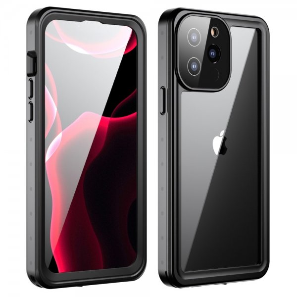 Redpepper iPhone 13 Pro Max Cover Vandafvisende IP68 Sort