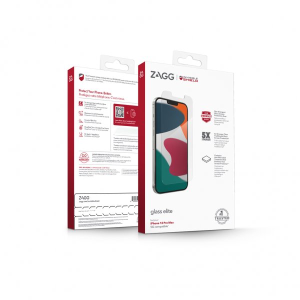 ZAGG InvisibleShield iPhone 13 Pro Max/iPhone 14 Plus Skærmbeskyttelse Glass Elite