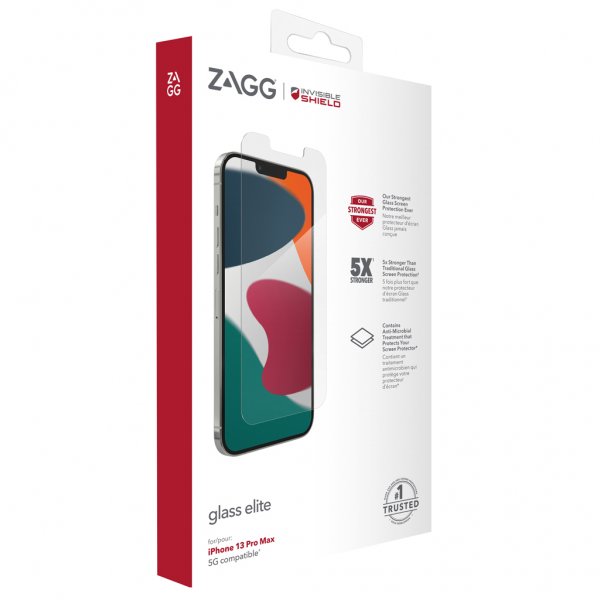 ZAGG InvisibleShield iPhone 13 Pro Max/iPhone 14 Plus Skærmbeskyttelse Glass Elite