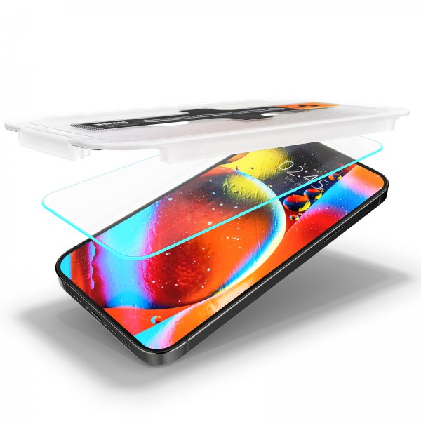 Spigen iPhone 13 Pro Max/iPhone 14 Plus Skærmbeskyttelse GLAS.tR EZ Fit 2-pak