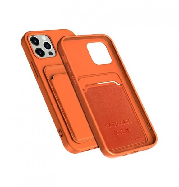 iPhone 13 Pro Cover Kortholder Orange