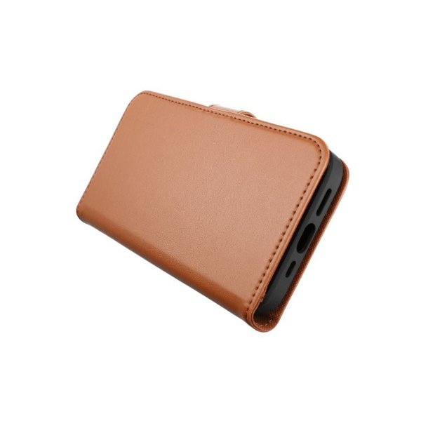 Rvelon iPhone 13 Pro Cover Magnetisk Aftageligt Etui Brun