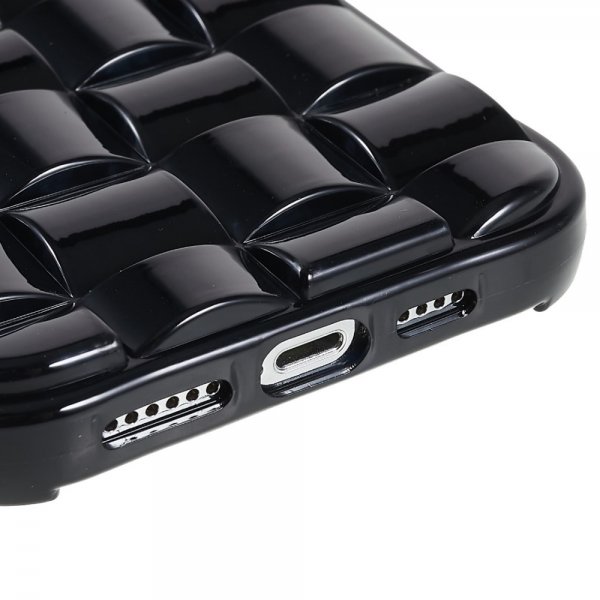 iPhone 13 Pro Cover 3D Mønster Sort