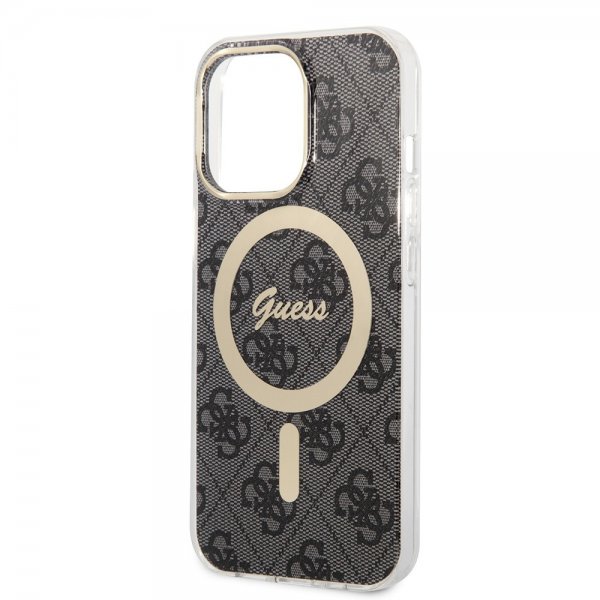 Guess iPhone 13 Pro Skal 4G Pattern MagSafe Sort