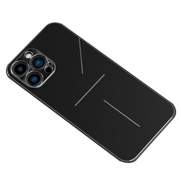 R-JUST iPhone 13 Pro Cover Aluminium Sort