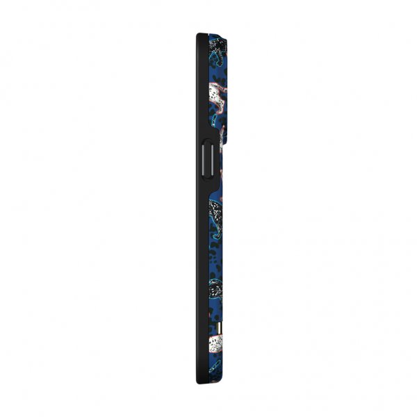 Richmond & Finch iPhone 13 Pro Cover Blue Leopard