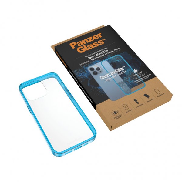 PanzerGlass iPhone 13 Pro Cover ClearCase Colour Bondi Blue