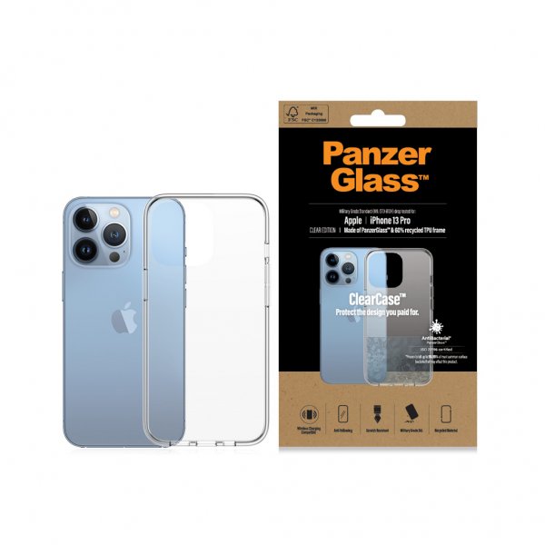 PanzerGlass iPhone 13 Pro Cover ClearCase Transparent