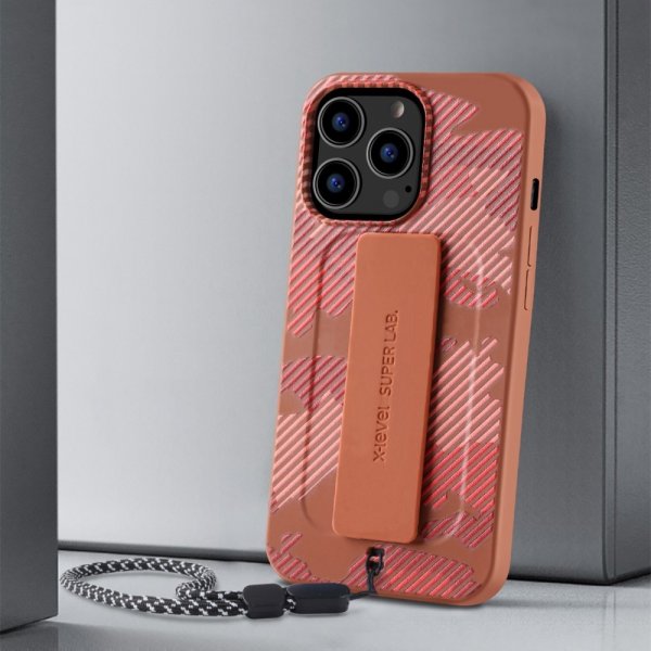 X-Level iPhone 13 Pro Cover Explorer Series Brun