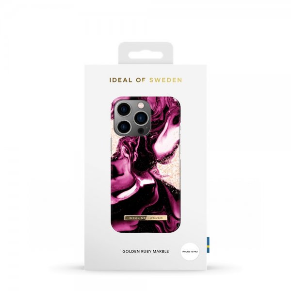 Ideal of Sweden iPhone 13 Pro Cover Fashion Case Golden Ruby
