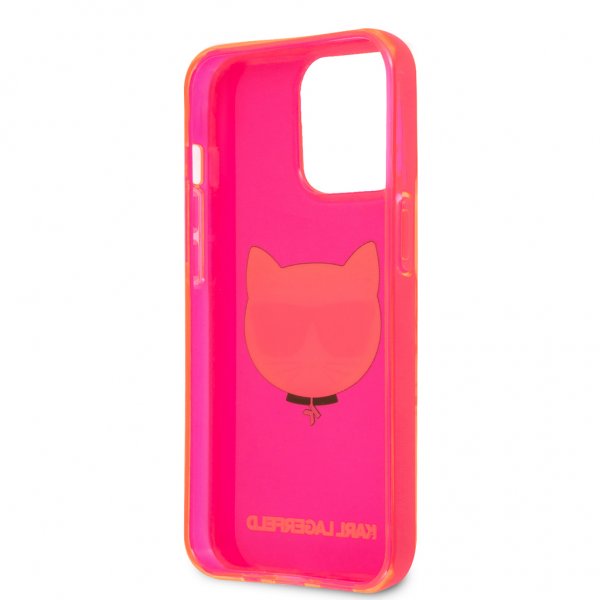 Karl Lagerfeld iPhone 13 Pro Cover Fluo Pink