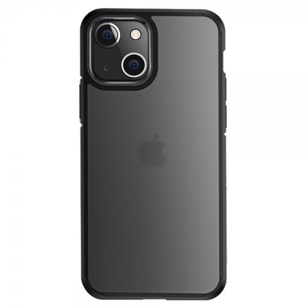 X-Level iPhone 13 Pro Cover Frosted Bagside Sort