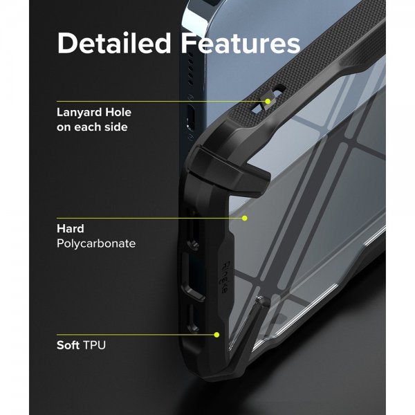 Ringke iPhone 13 Pro Cover Fusion-X Sort