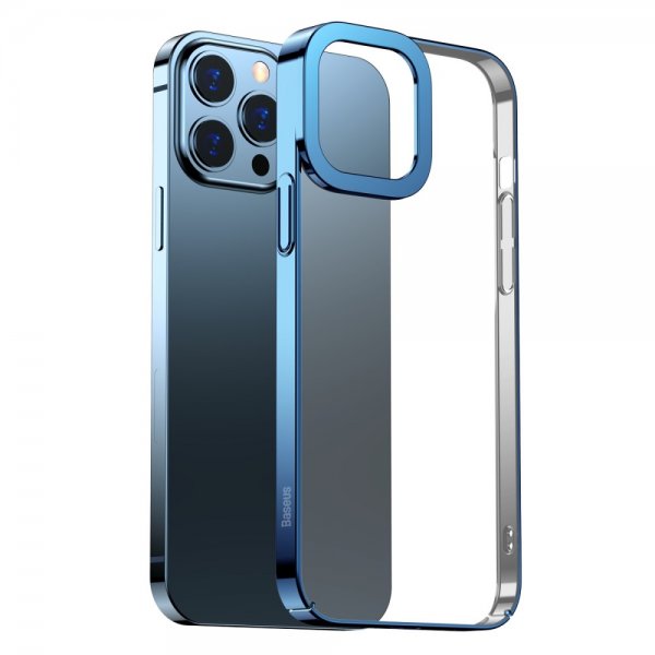 Baseus iPhone 13 Pro Cover Glitter Series Blå