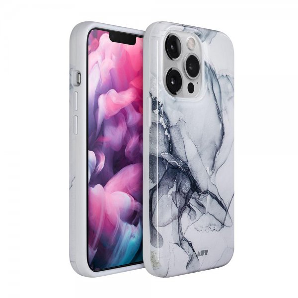 LAUT iPhone 13 Pro Cover Huex Ink Hvid