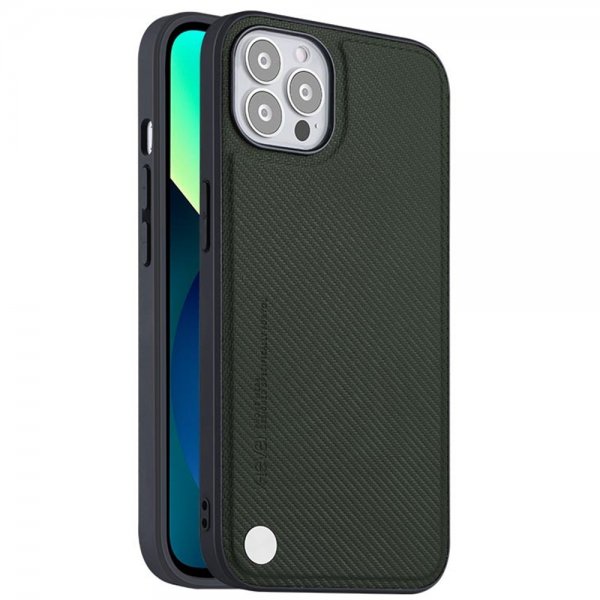 X-Level iPhone 13 Pro Cover Kevlar II Serie Grøn
