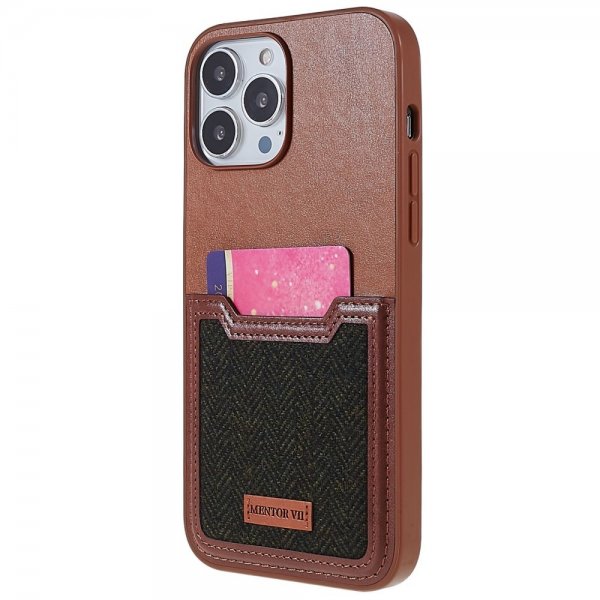 iPhone 13 Pro Cover Kortholder Brun