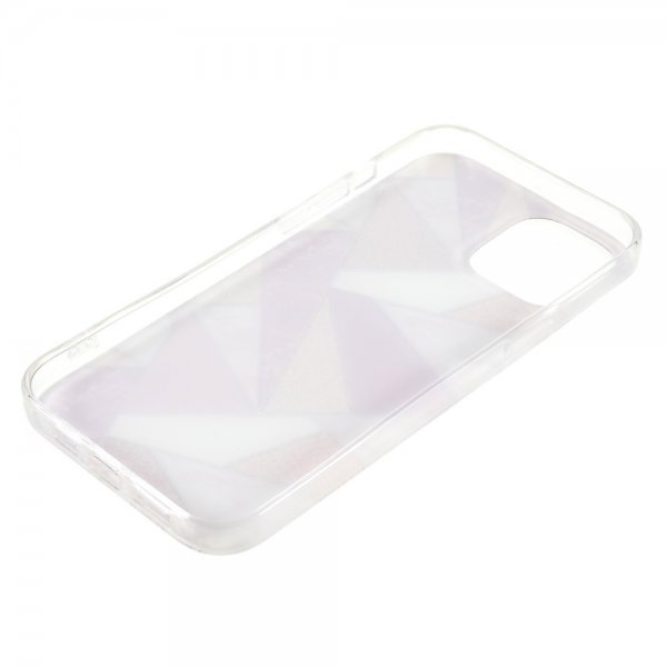 iPhone 13 Pro Cover Marmor Mønster Sort Hvid