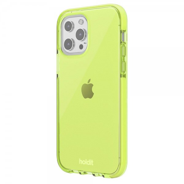 Holdit iPhone 13 Pro Cover Seethru Acid Green