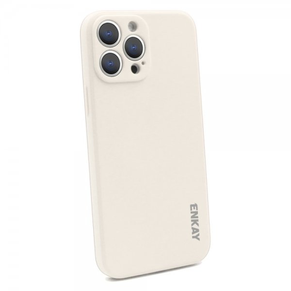 Enkay iPhone 13 Pro Silikone Cover Beige