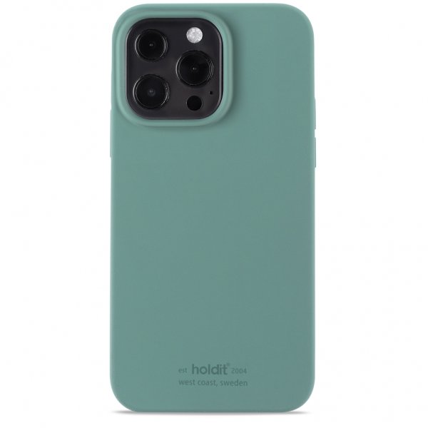 holdit iPhone 13 Pro Cover Silikone Moss Green