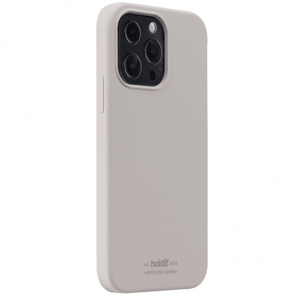 holdit iPhone 13 Pro Cover Silikone Taupe