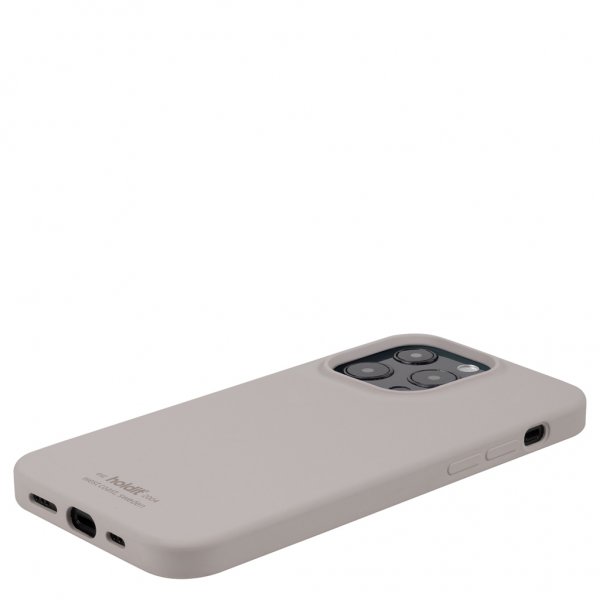 holdit iPhone 13 Pro Cover Silikone Taupe