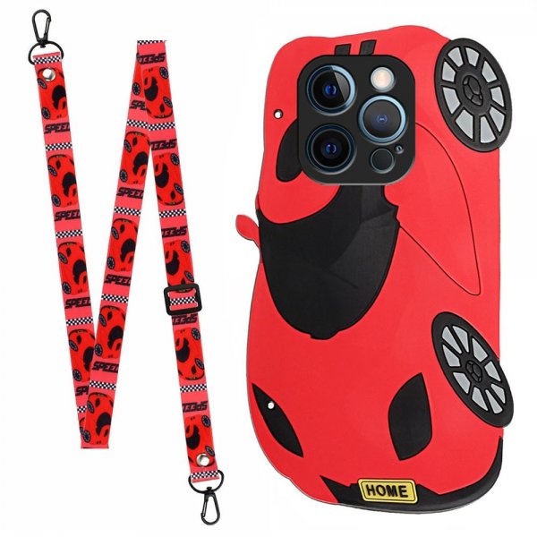 iPhone 13 Pro Cover Silikone 3D Bil
