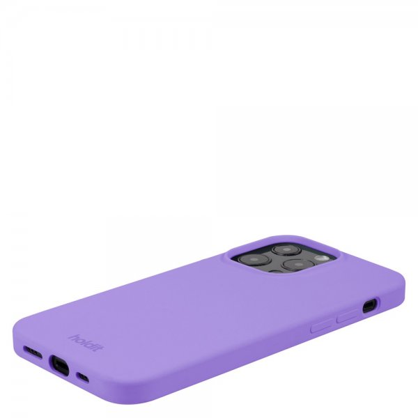 holdit iPhone 13 Pro Silikone Cover Violet