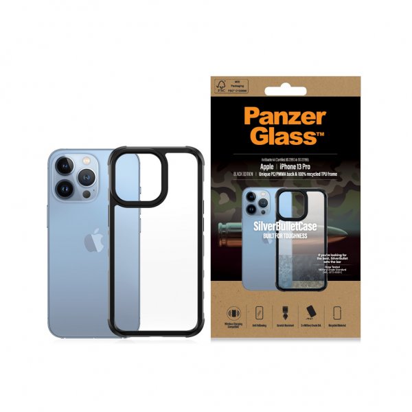 PanzerGlass iPhone 13 Pro Cover SilverBullet Case Sort