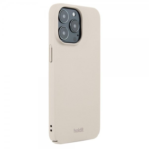 holdit iPhone 13 Pro Cover Slim Case Light Beige