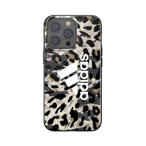Adidas iPhone 13 Pro Cover Snap Case Leopard Beige