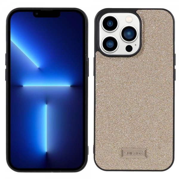 Sulada iPhone 13 Pro Cover Socialite Series Guld