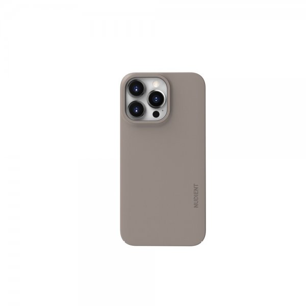 Nudient iPhone 13 Pro Tyndt Cover V3 MagSafe Clay Beige