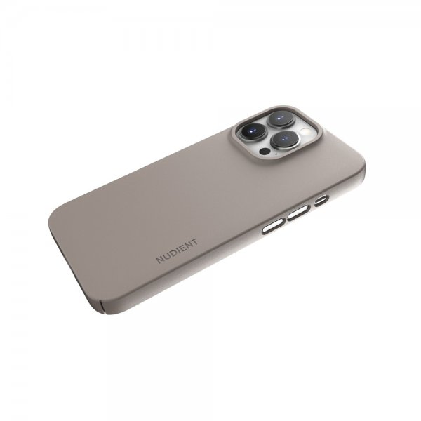 Nudient iPhone 13 Pro Tyndt Cover V3 MagSafe Clay Beige