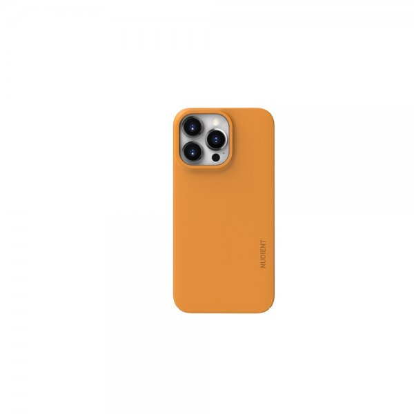 Nudient iPhone 13 Pro Cover Tyndt Etui V3 MagSafe Saffron Yellow