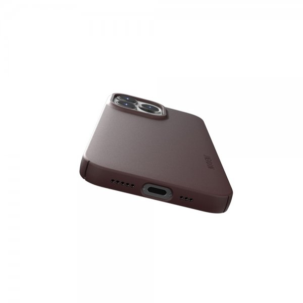 Nudient iPhone 13 Pro Tyndt Cover V3 MagSafe Sangria Rød