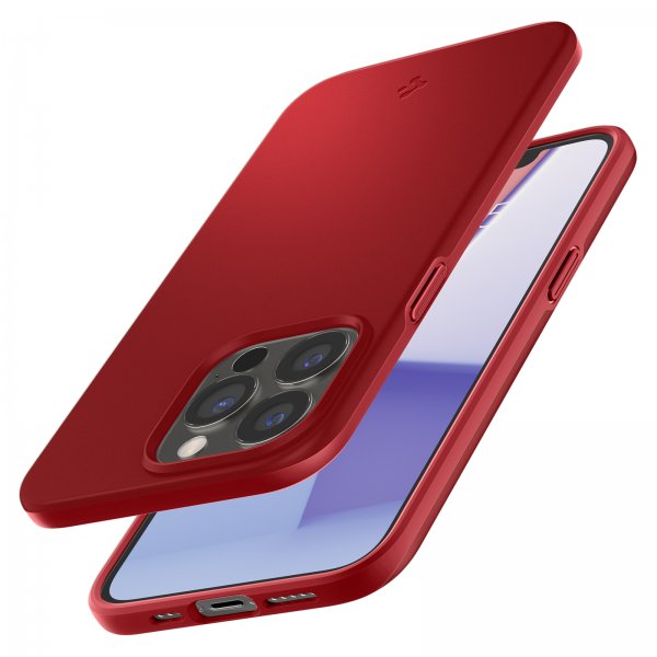 Spigen iPhone 13 Pro Cover Thin Fit Rød
