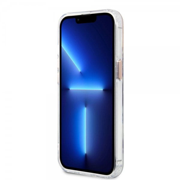 Guess iPhone 13 Pro Cover Transparent MagSafe Guld Transparent