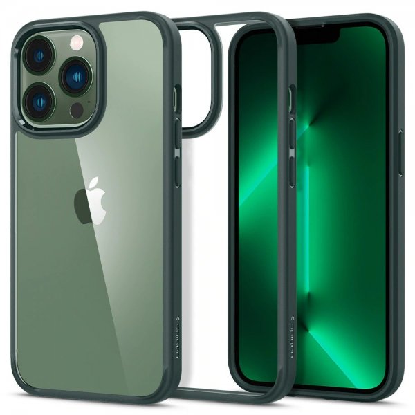 Spigen iPhone 13 Pro Cover Ultra Hybrid Midnight Green