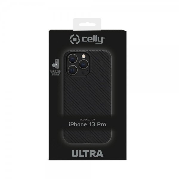 Celly iPhone 13 Pro Cover ULTRAMAG Sort