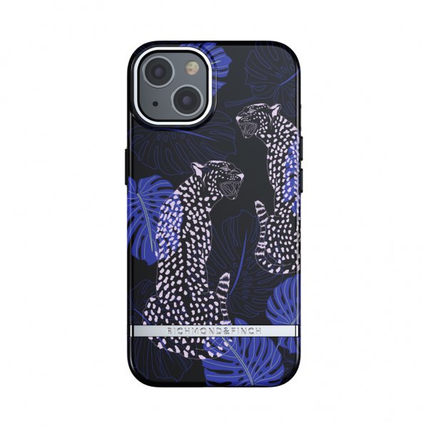 Richmond & Finch iPhone 13 Cover Blue Cheetah