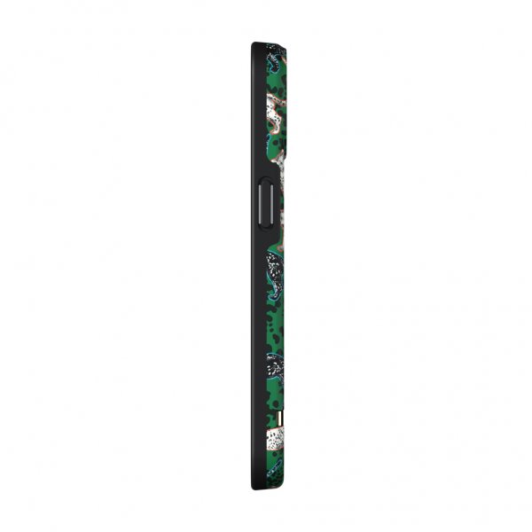 Richmond & Finch iPhone 13 Cover Green Leopard