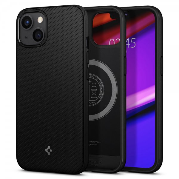 Spigen iPhone 13 Cover Mag Armor Mat Sort