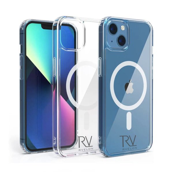 Rvelon iPhone 13 Cover TPU MagSafe Gennemsigtigt