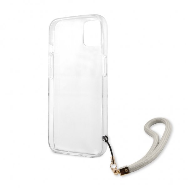 Guess iPhone 13 Cover Marble Design Stripe Grå