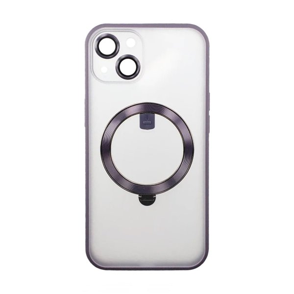 Rvelon iPhone 13 Cover MagSafe Ring Lilla