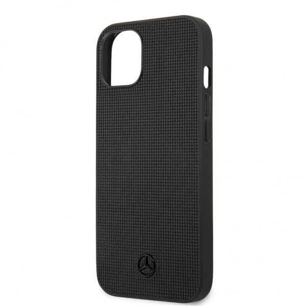 Mercedes Benz iPhone 13 Cover Metal Logo Sort
